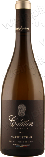 2016 Vacqueyras AOC "Création Grand Vin" Blanc